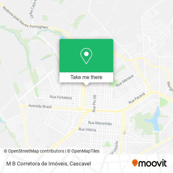 M B Corretora de Imóveis map