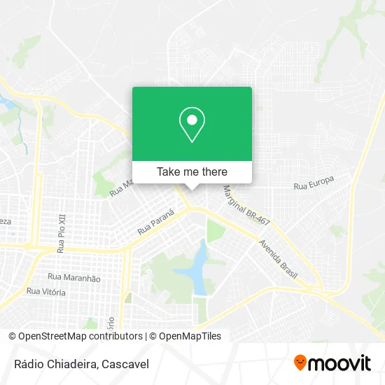 Rádio Chiadeira map