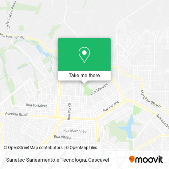 Sanetec Saneamento e Tecnologia map