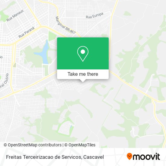 Freitas Terceirizacao de Servicos map