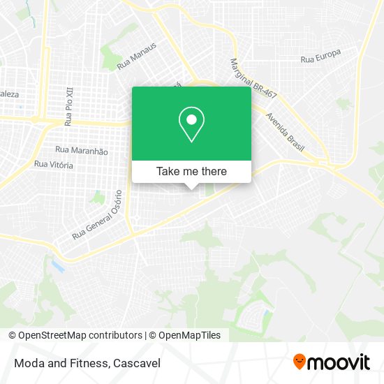 Moda and Fitness map