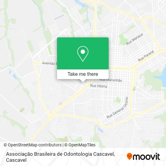 Associação Brasileira de Odontologia Cascavel map