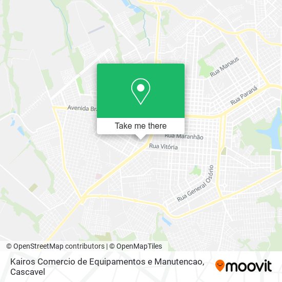 Kairos Comercio de Equipamentos e Manutencao map