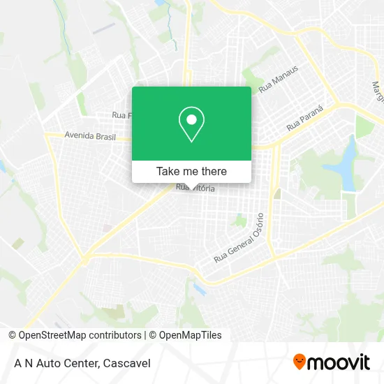 A N Auto Center map