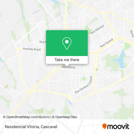 Residencial Vitória map