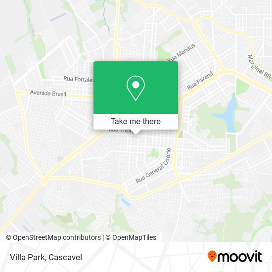 Villa Park map
