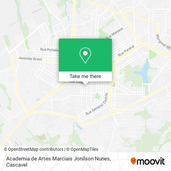 Academia de Artes Marciais Jonilson Nunes map