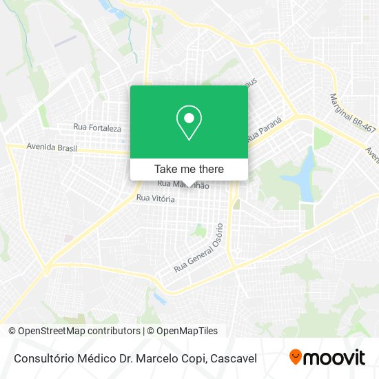 Mapa Consultório Médico Dr. Marcelo Copi