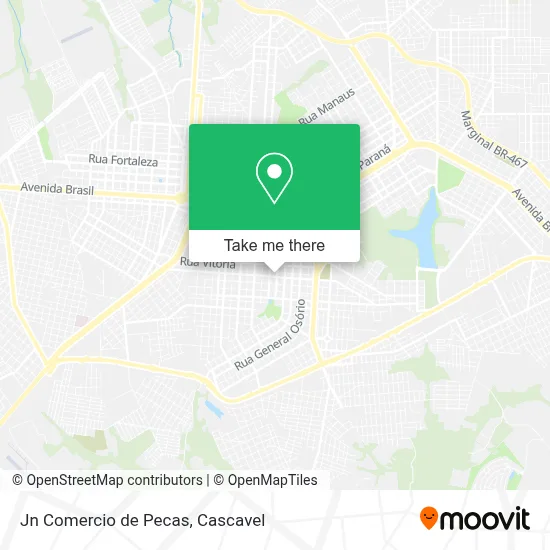 Jn Comercio de Pecas map