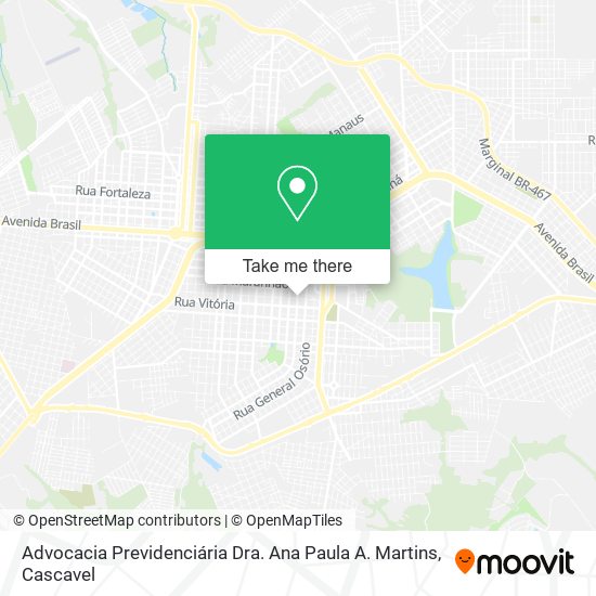 Advocacia Previdenciária Dra. Ana Paula A. Martins map