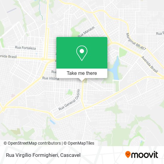 Rua Virgílio Formighieri map