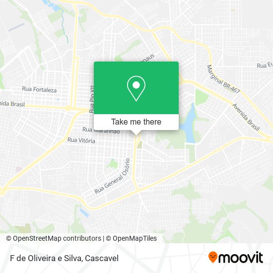 F de Oliveira e Silva map