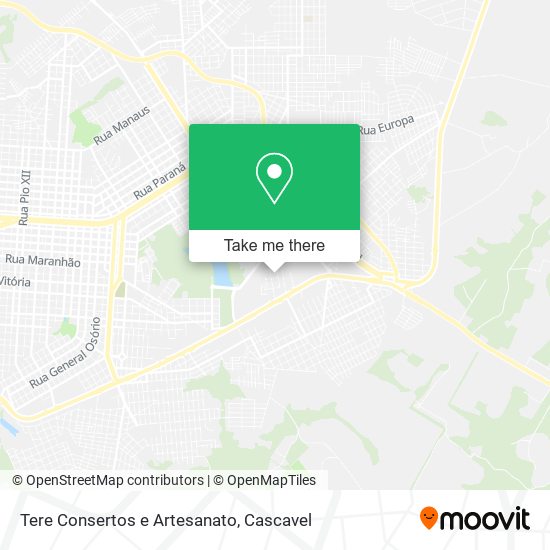 Tere Consertos e Artesanato map