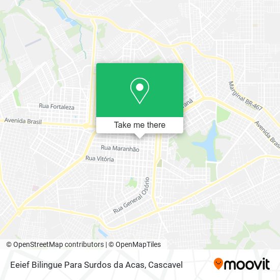 Eeief Bilingue Para Surdos da Acas map