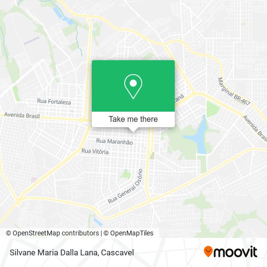 Silvane Maria Dalla Lana map