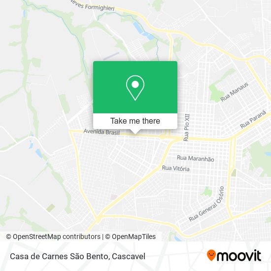 Casa de Carnes São Bento map