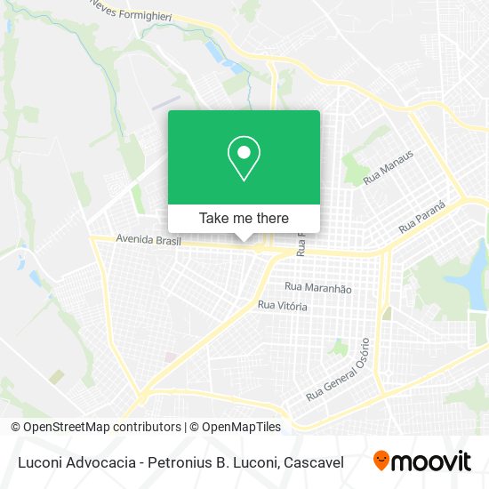 Luconi Advocacia - Petronius B. Luconi map