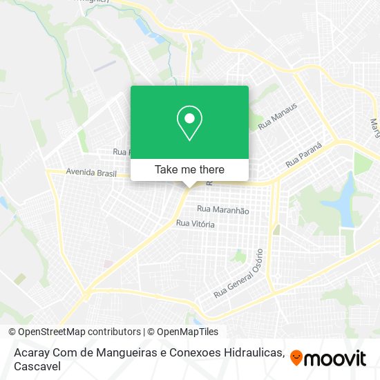 Acaray Com de Mangueiras e Conexoes Hidraulicas map