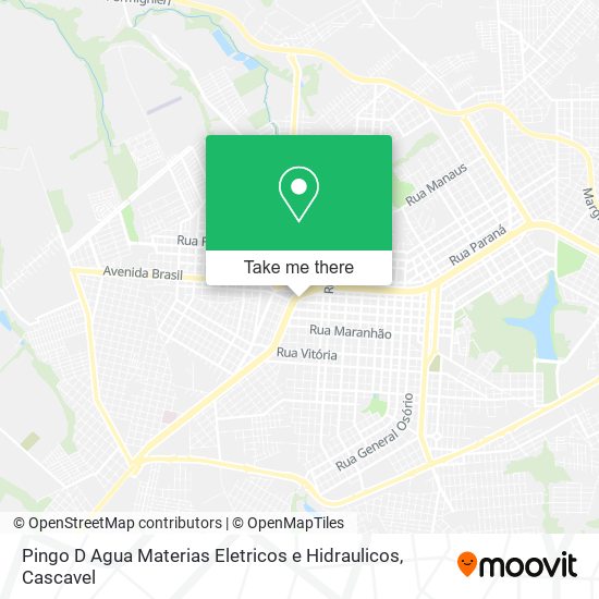 Pingo D Agua Materias Eletricos e Hidraulicos map