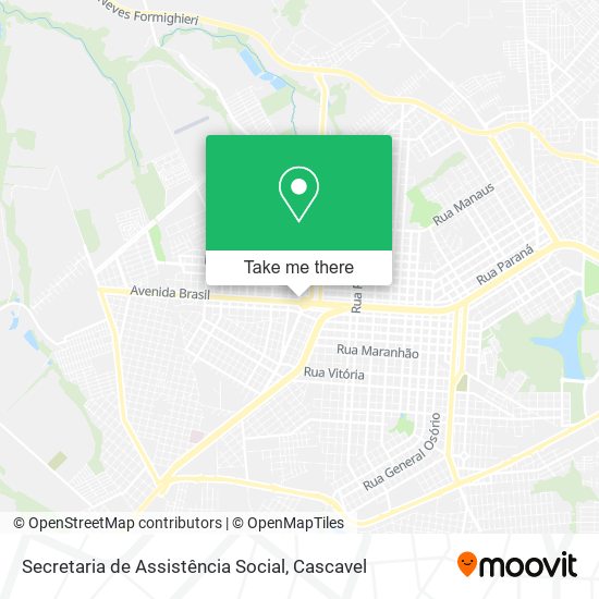 Secretaria de Assistência Social map