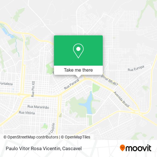 Paulo Vitor Rosa Vicentin map