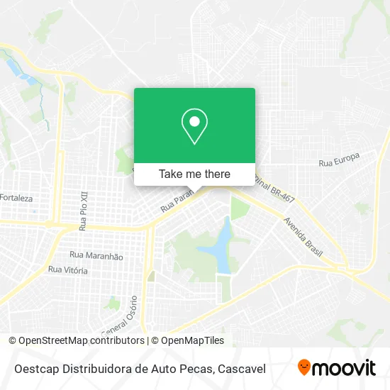 Oestcap Distribuidora de Auto Pecas map