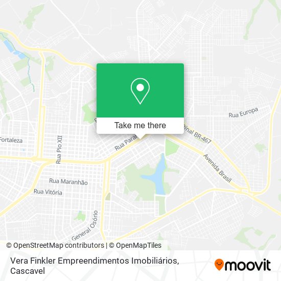 Mapa Vera Finkler Empreendimentos Imobiliários