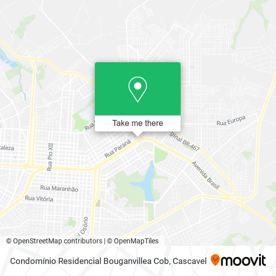 Condomínio Residencial Bouganvillea Cob map