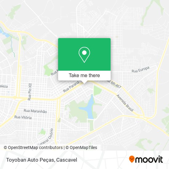 Toyoban Auto Peças map