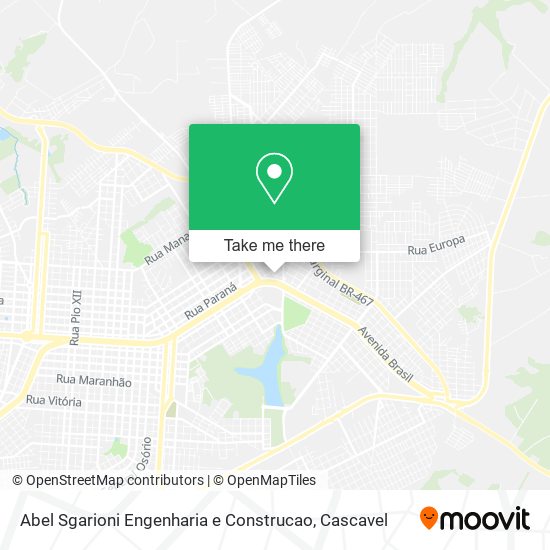 Abel Sgarioni Engenharia e Construcao map