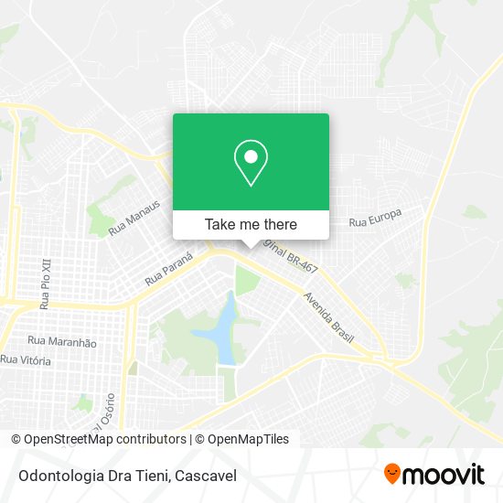 Odontologia Dra Tieni map