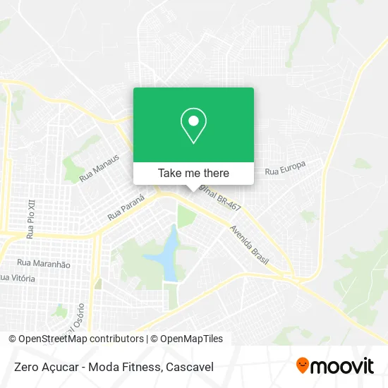 Zero Açucar - Moda Fitness map