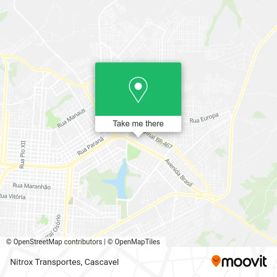 Nitrox Transportes map