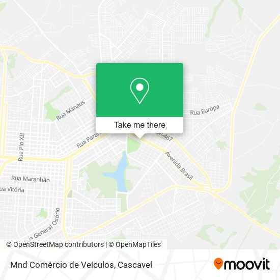 Mnd Comércio de Veículos map