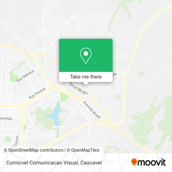 Comicvel Comunicacao Visual map