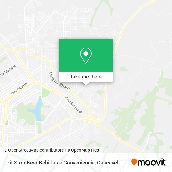 Mapa Pit Stop Beer Bebidas e Conveniencia