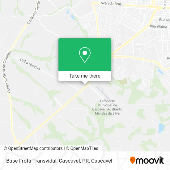 Base Frota Transvidal, Cascavel, PR map