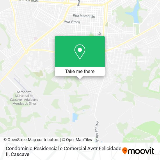 Condominio Residencial e Comercial Awtr Felicidade II map