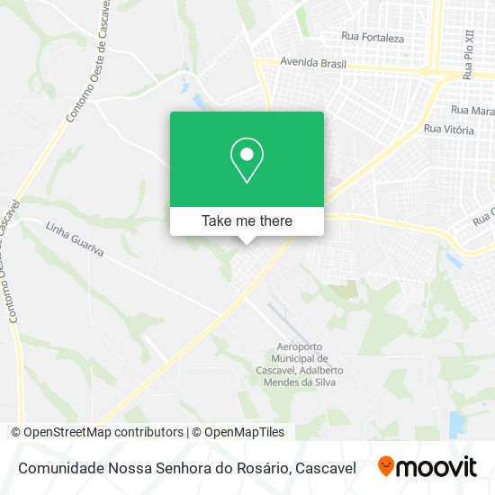 Comunidade Nossa Senhora do Rosário map