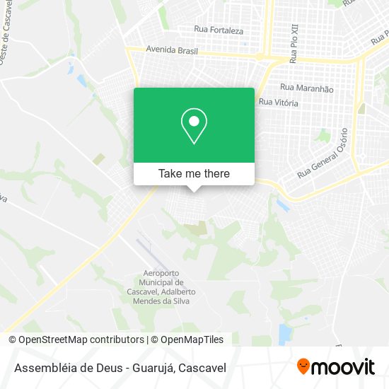 Mapa Assembléia de Deus - Guarujá