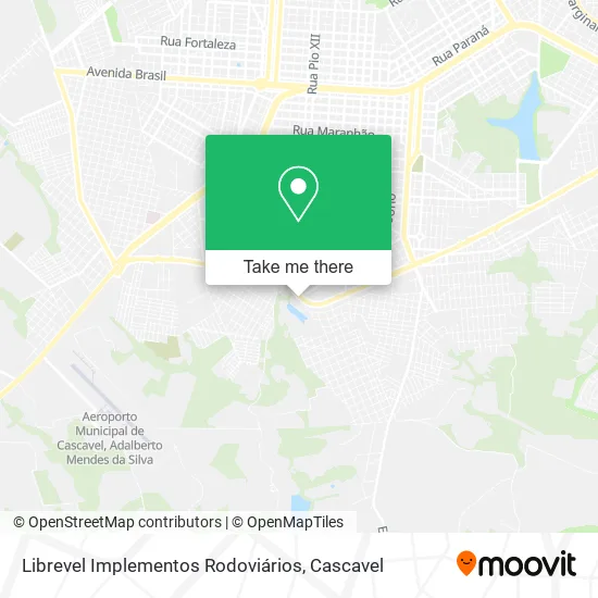 Librevel Implementos Rodoviários map