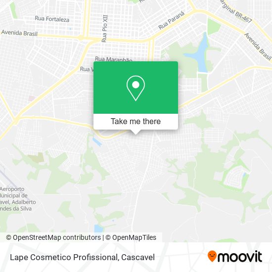 Lape Cosmetico Profissional map