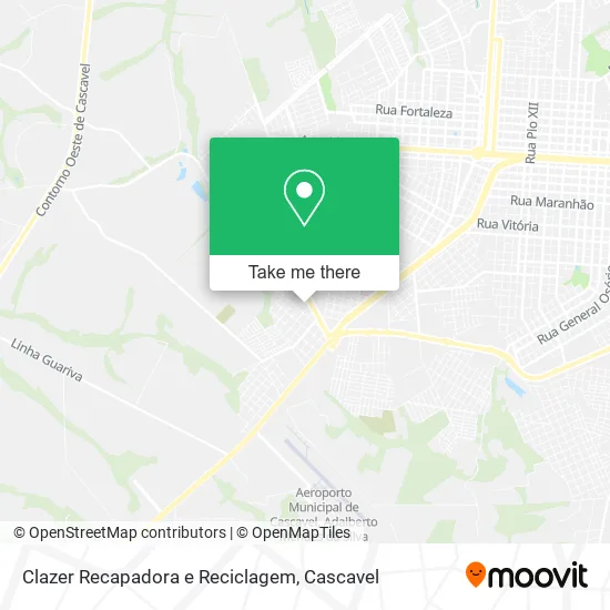 Clazer Recapadora e Reciclagem map