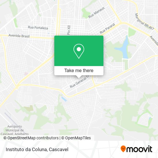 Instítuto da Coluna map