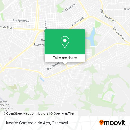 Jucafer Comercio de Aço map