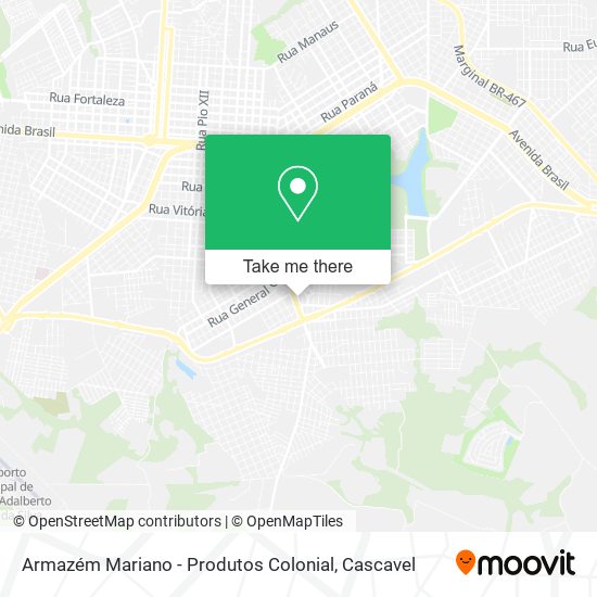 Armazém Mariano - Produtos Colonial map