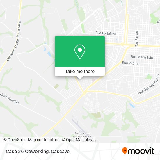 Mapa Casa 36 Coworking