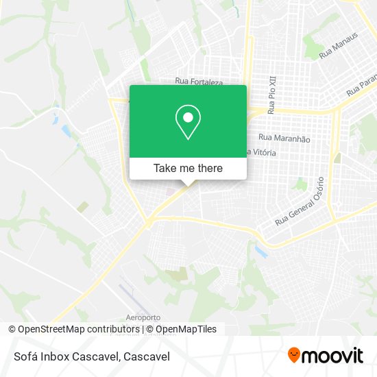 Sofá Inbox Cascavel map
