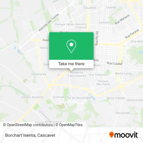 Borchart Isenta map