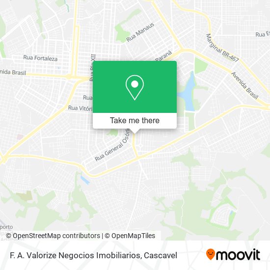 F. A. Valorize Negocios Imobiliarios map